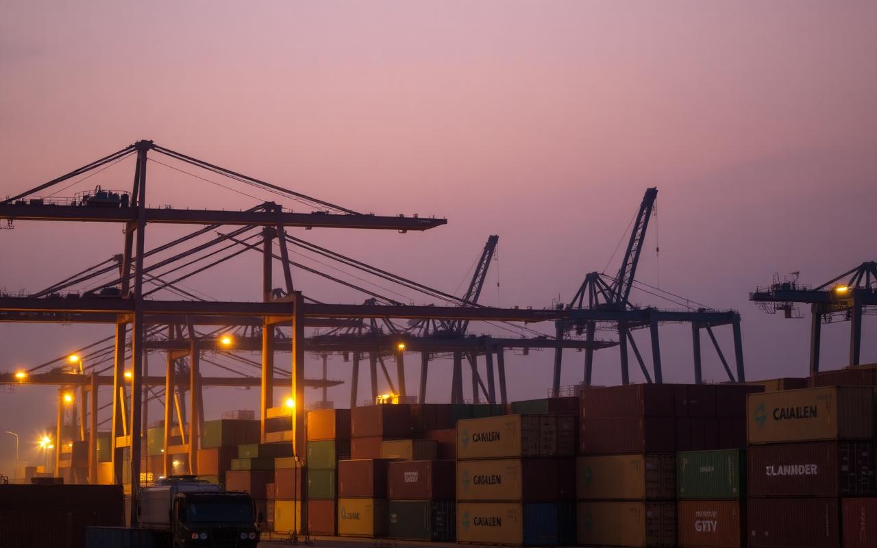 Port and export logistics infrastructure